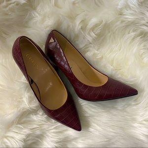Guess burgundy stilettos